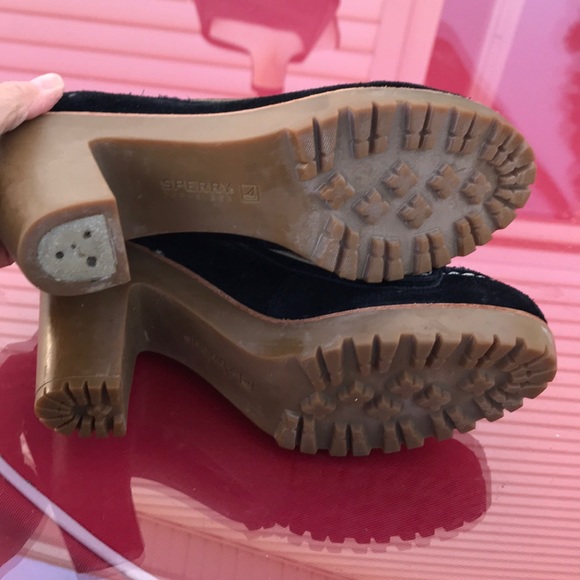 Sperry black suede pumps in excellent condition - Picture 6 of 7